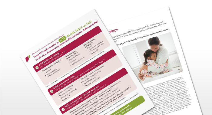 HCP PFIC Diagnosis Tool Flashcard