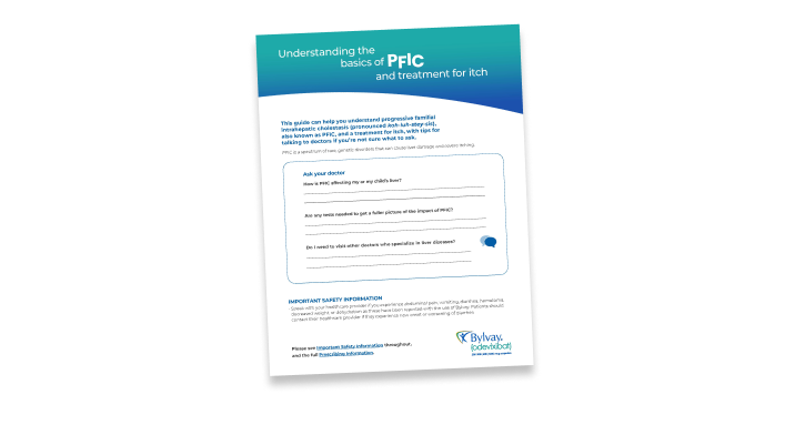 Talking to Your Doctor About PFIC downloadable tool.