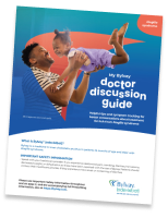 My Bylvay Doctor Discussion Guide for people living with Alagille syndrome downloadable pdf.