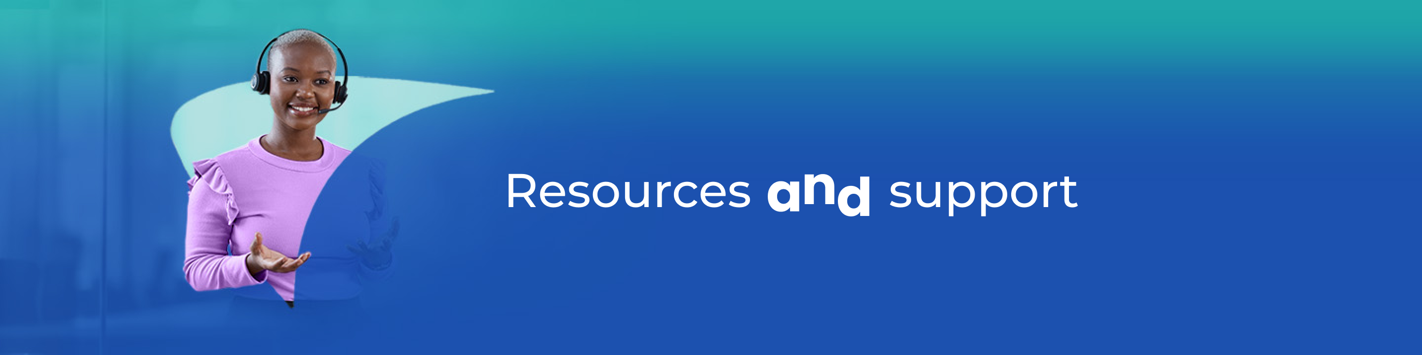 Resources and support for PFIC. Picture of woman smiling and wearing a headset.