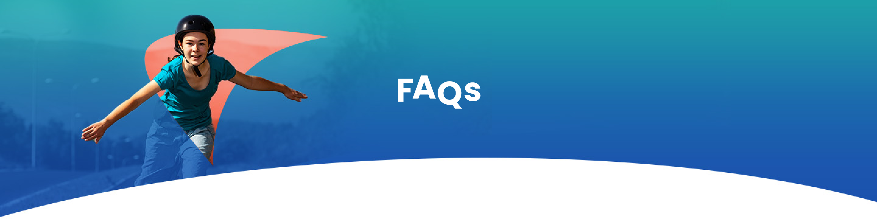 FAQs for Alagille syndrome. Picture of a young woman rollerblading.