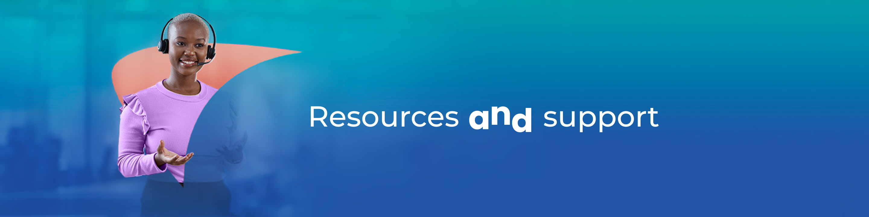 Resources and support for Alagille syndrome. Picture of a woman smiling and wearing a headset.