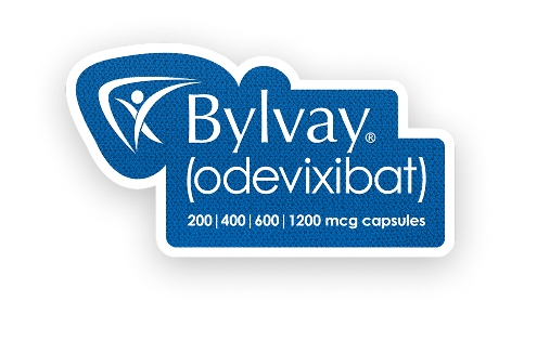 Bylvay® (odevixibat) logo.