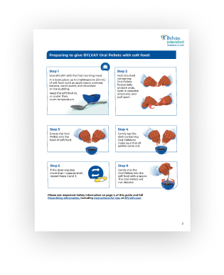 Instructions for Use booklet - soft foods downloadable tool.